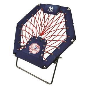 MLB Licensed New York Yankees Bungee Team Chair with Pillow